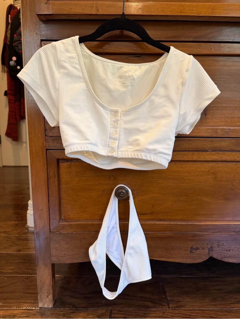 White Frankie’s Bikinis Set
